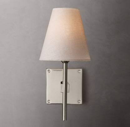 Fulham Linen Shade Sconce