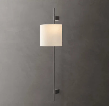 Vela Round Bar Sconce - Round Shade