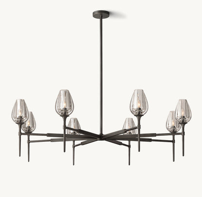 Tulip Round Chandelier 54"