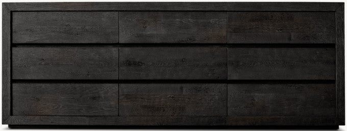 Drifted Reclaimed Oak 9-Drawer Dresser