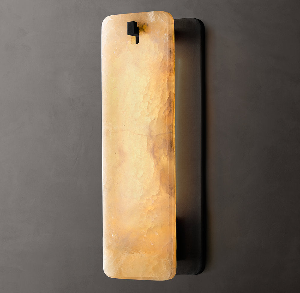 Calamette Onyx Sconce