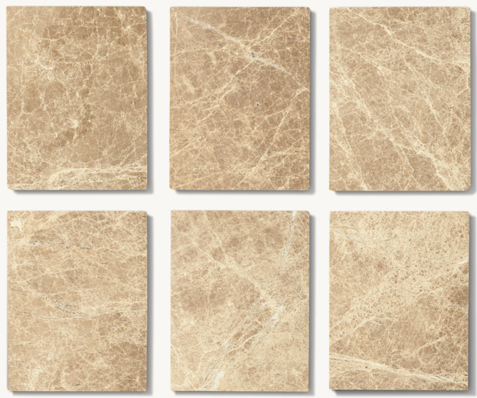 Genevieve Emperador Reeded 10-Drawer Dresser