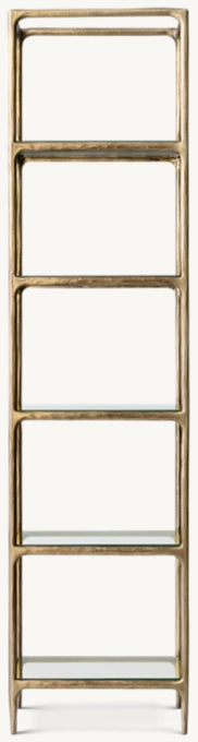 Thaddeus Narrow Glass Shelving