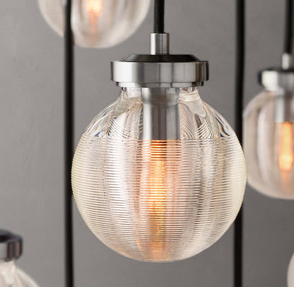 Pearl Round Chandelier 38"