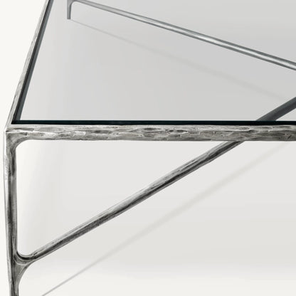 Thaddeus Glass Square Coffee Table