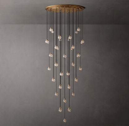 Pearl Round Chandelier 60"