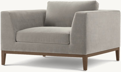 Italia Taper Arm Chair - Oak Base