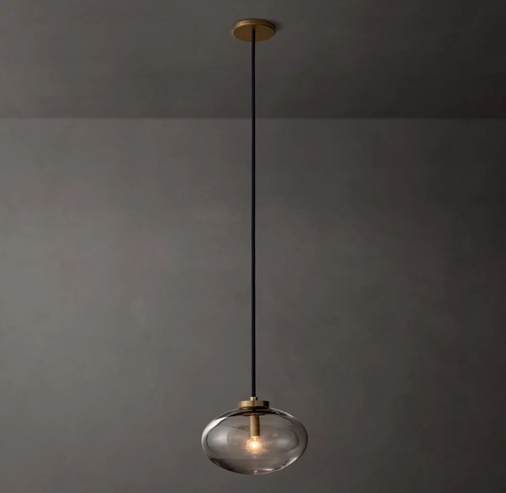 Cabrette Clear Glass Pendant