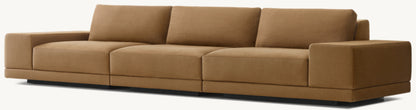 Cortona Modular Full Cushion Back Wide-Arm Back 3-Piece Sofa