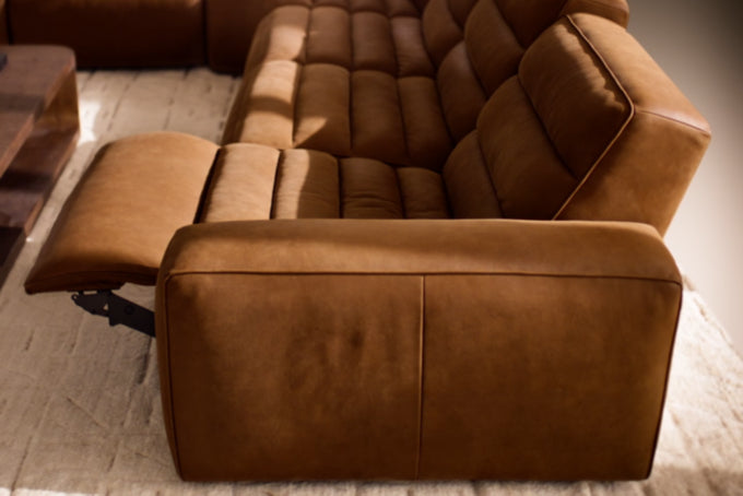 Chelsea Recliner Modular Leather 3-Piece Sofa