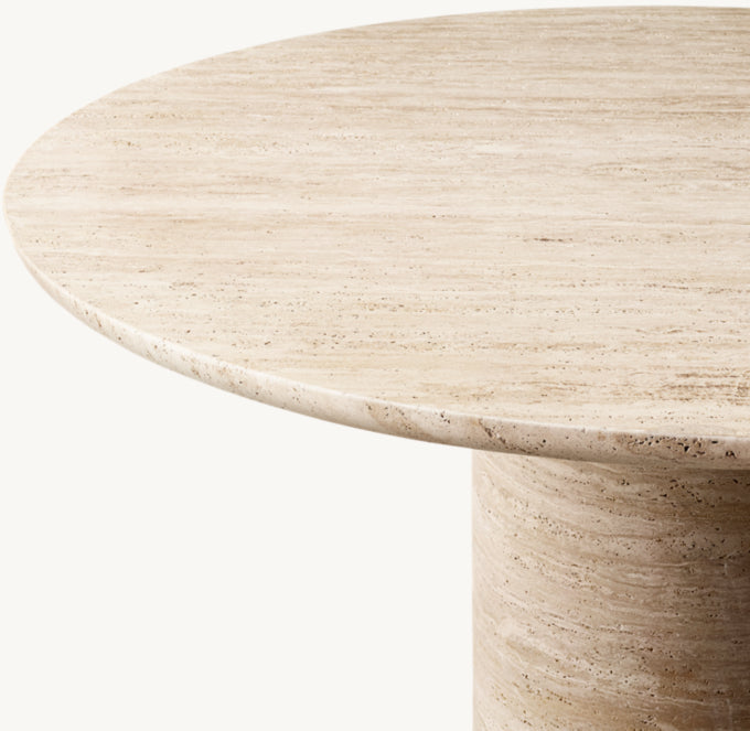 Cupola Carved Round Dining Table