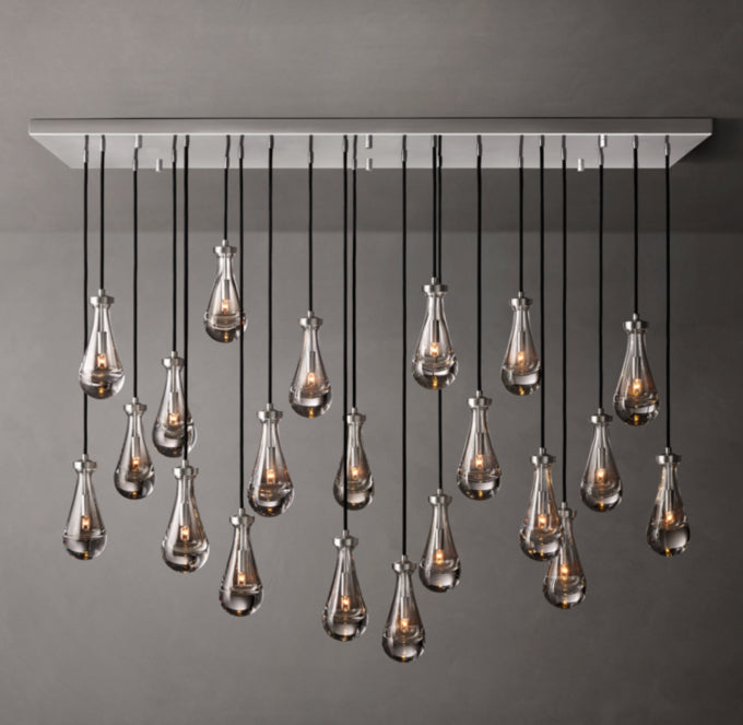 Rain Rectangular Chandelier 72"