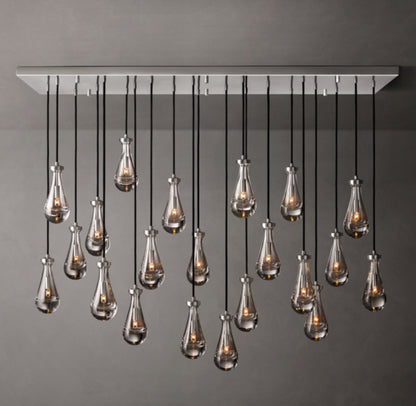 Rain Rectangular Chandelier 72"
