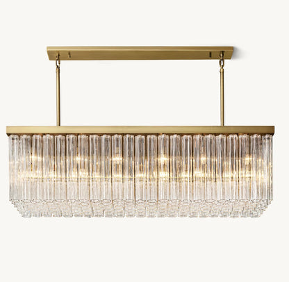 Cielo Rectangular Chandelier 73"