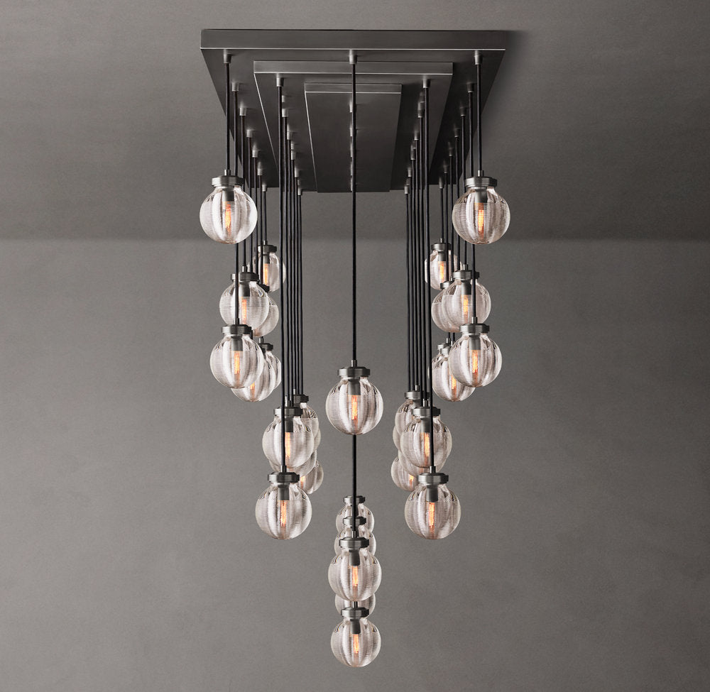 Pearl Rectangular Chandelier 72"