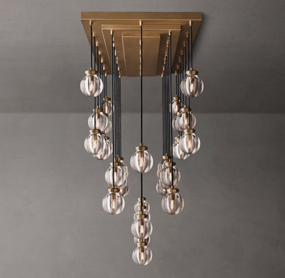 Pearl Rectangular Chandelier 72"