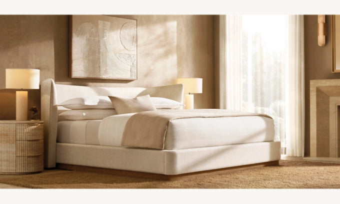 Byron Reeded Stone Closed Nightstand