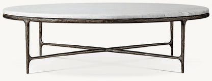 Thaddeus Marble Round Coffee Table