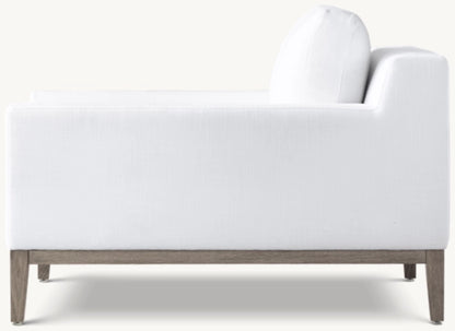 Italia Track Arm Chair - Oak Base