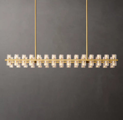 Arcachon LED Rectangular Chandelier 54"