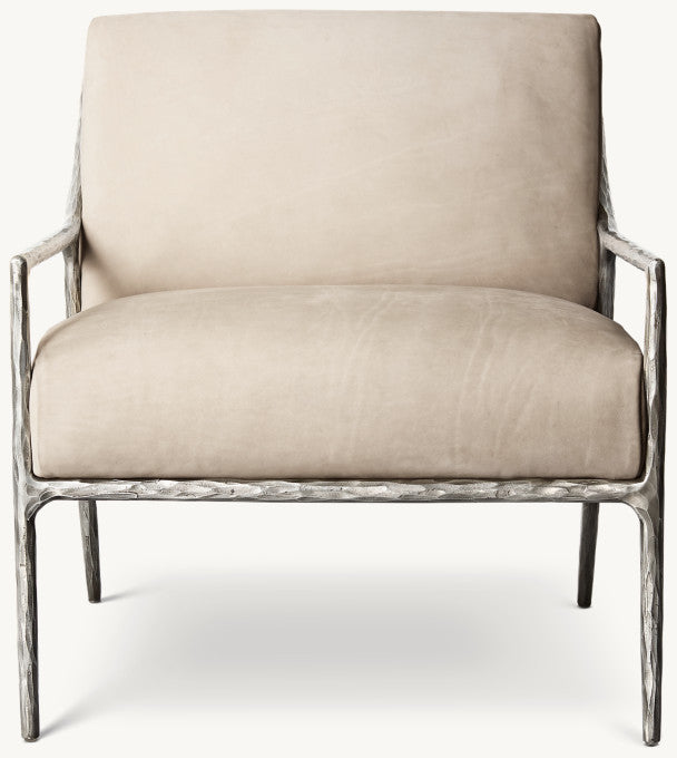 Thaddeus Slope Arm Leather Chair