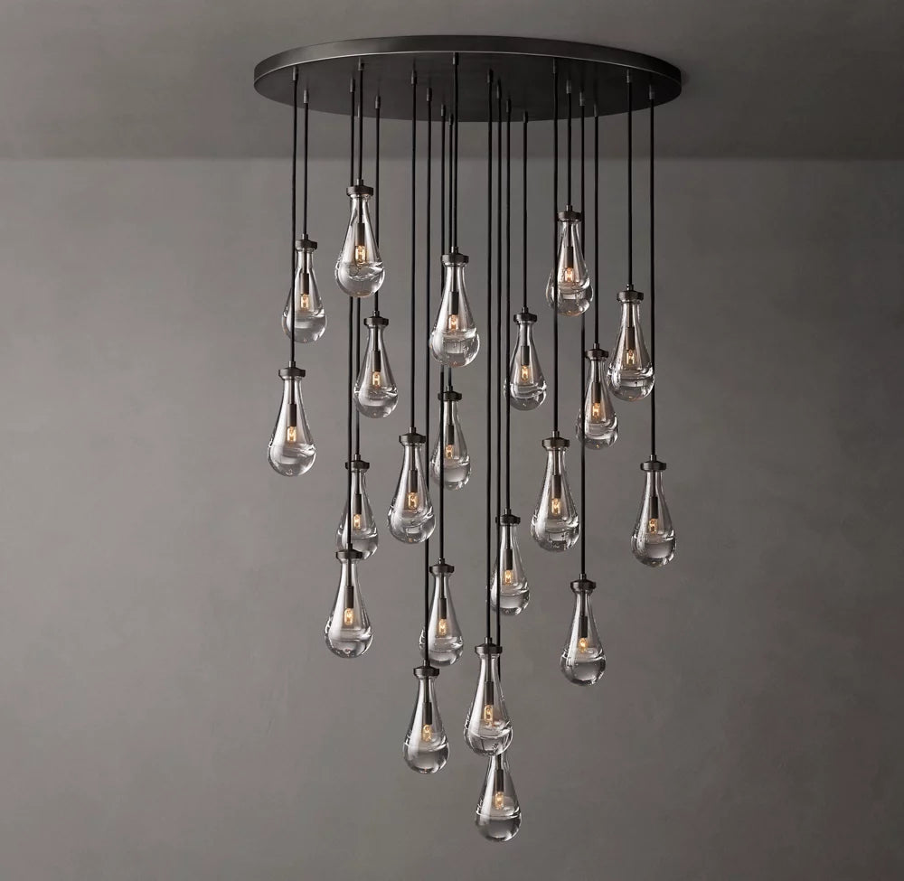 Rain Round Chandelier 47"
