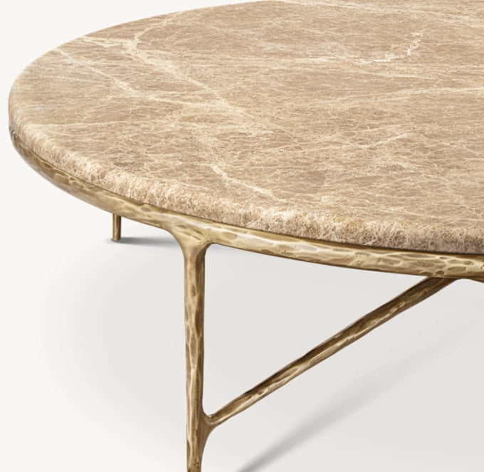 Thaddeus Marble Round Coffee Table