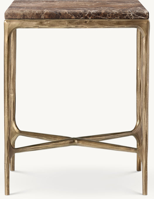 Thaddeus Marble Square Bedside Table