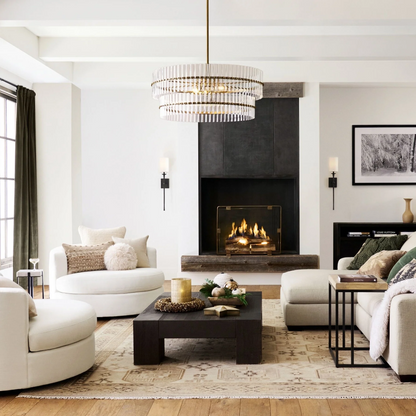 Mallory Crystal Round Chandlier