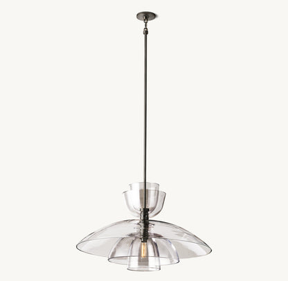 Blom Clear Glass Cloche Grand Pendant