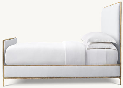 Thaddeus Fabric Panel Bed with Footboard