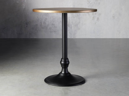 Recycled Metal Bar Table with Wade Base