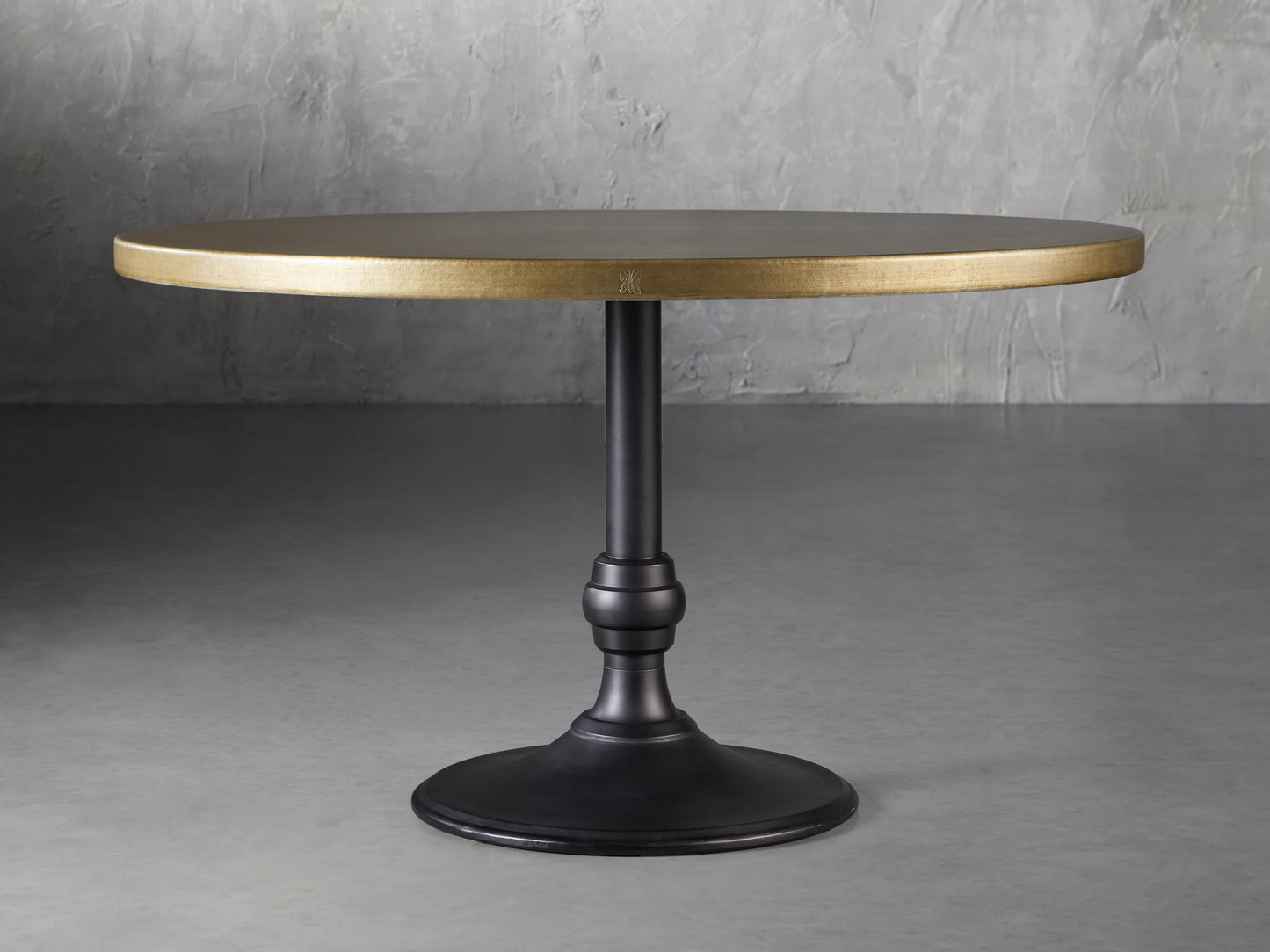 Recycled Metal Dining Table with Wade Base