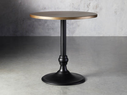 Recycled Metal Counter Table with Wade Base