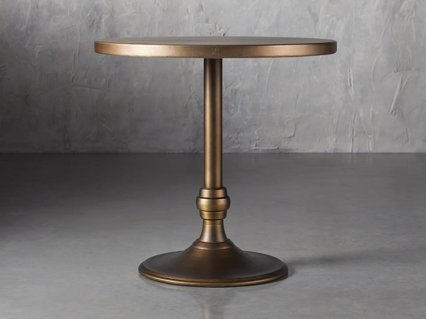 Recycled Metal Counter Table with Wade Base