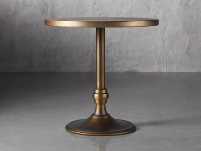 Recycled Metal Counter Table with Wade Base