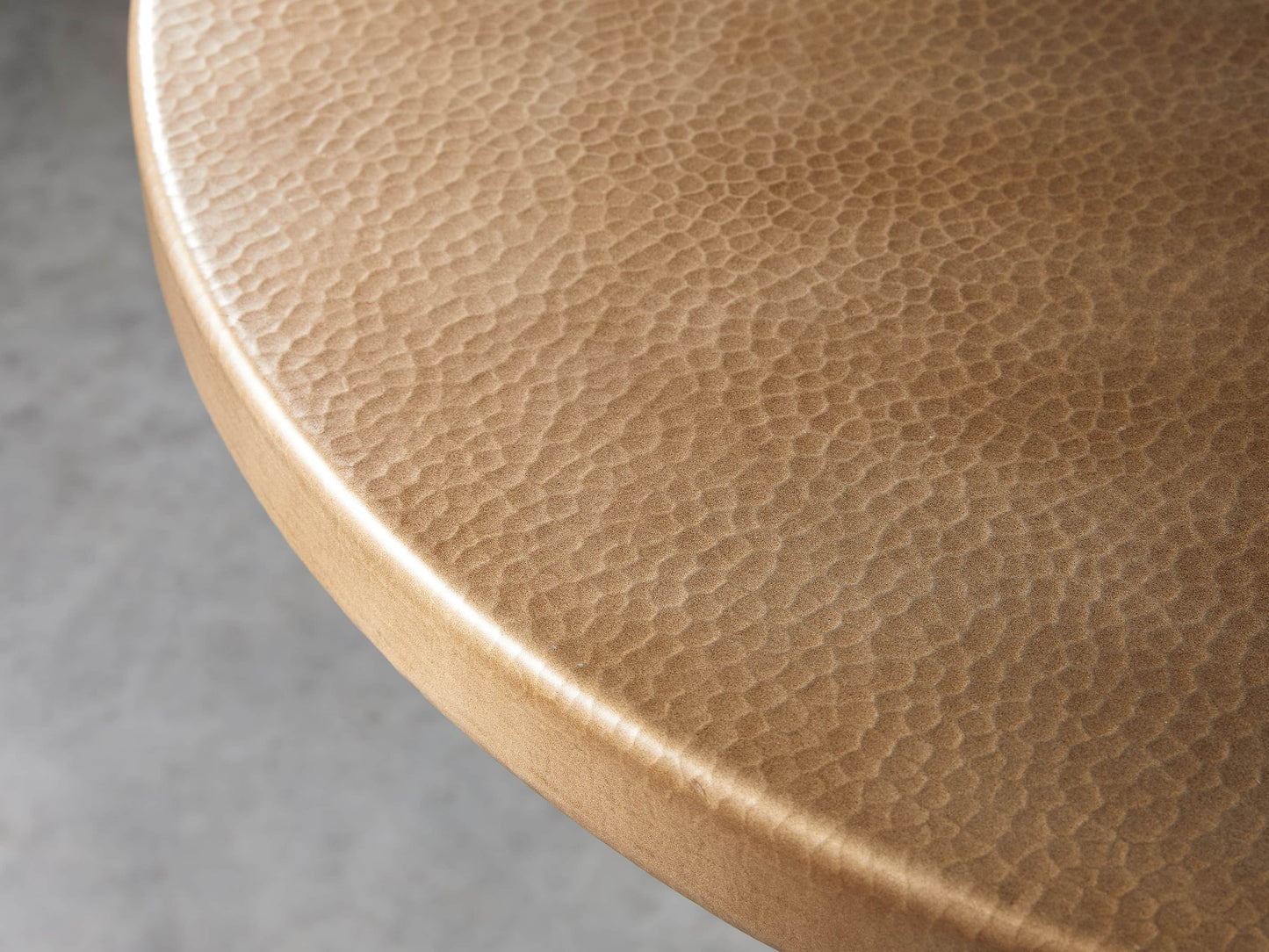 Recycled Metal Counter Table with Wade Base