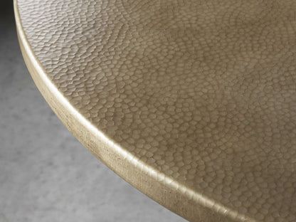 Recycled Metal Dining Table with Wade Base