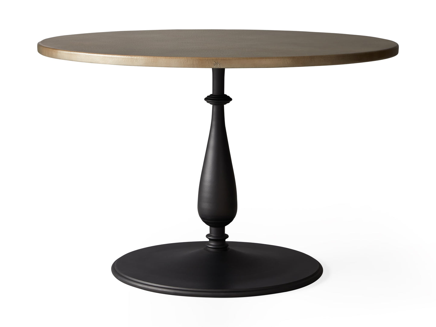Recycled Metal Dining Table with Cleo Base