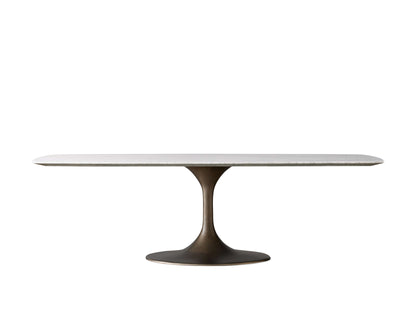 Saint Germain Stone Dining Table with Launette Base