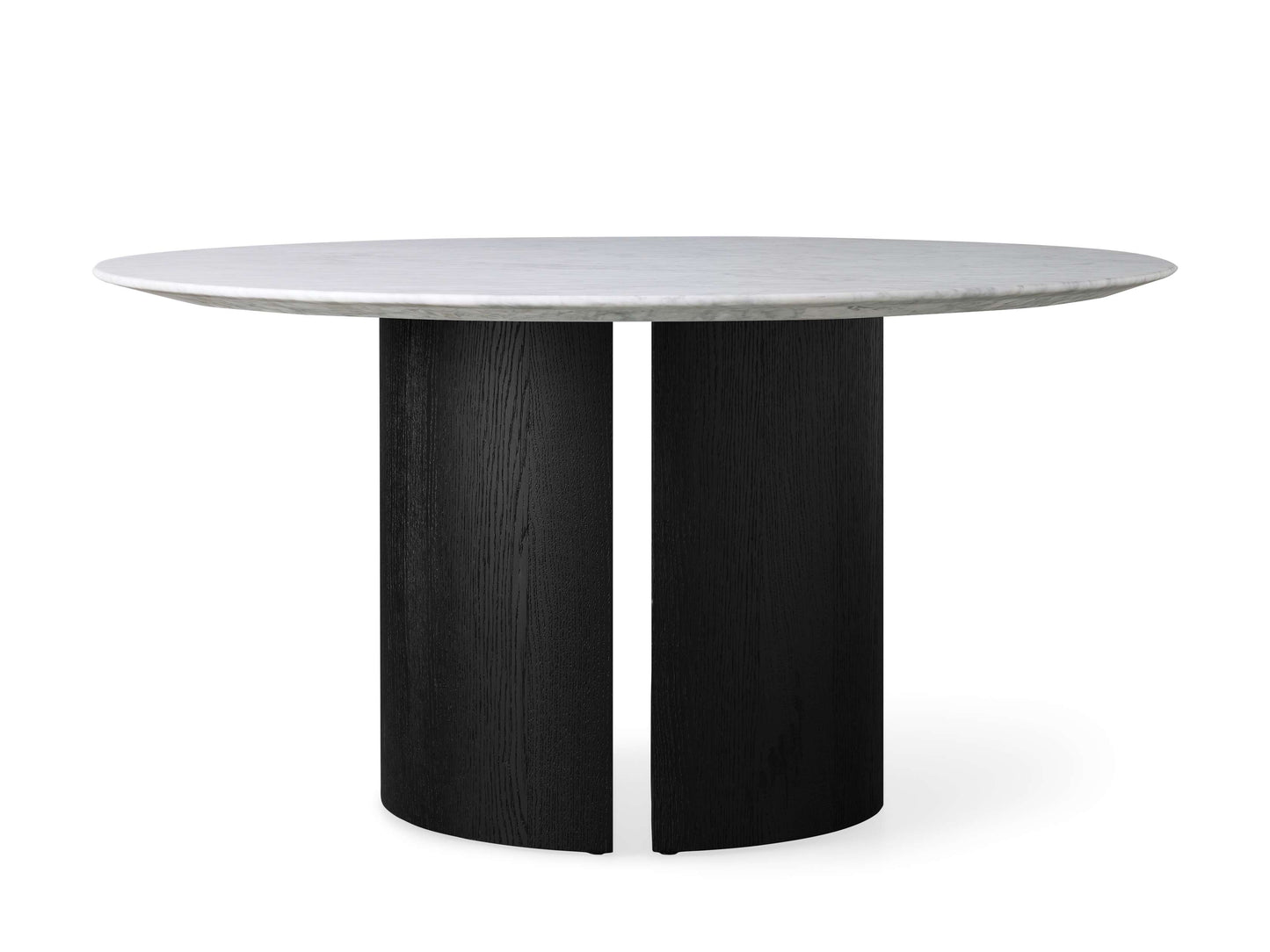 Saint Germain Round Stone Dining Table with Dauphine Base