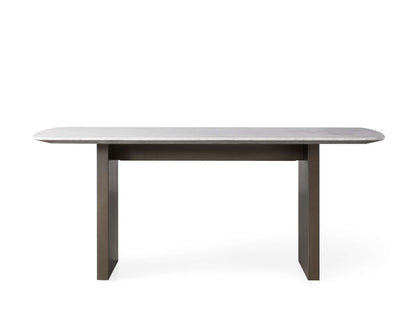 Saint Germain Stone Dining Table with Clement Base