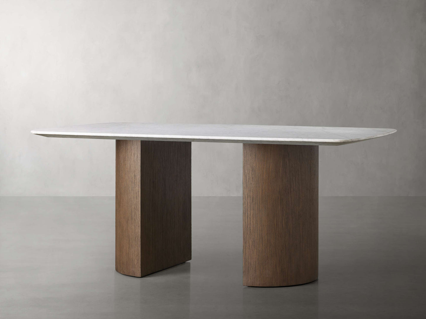Saint Germain Stone Dining Table with Dauphine Base