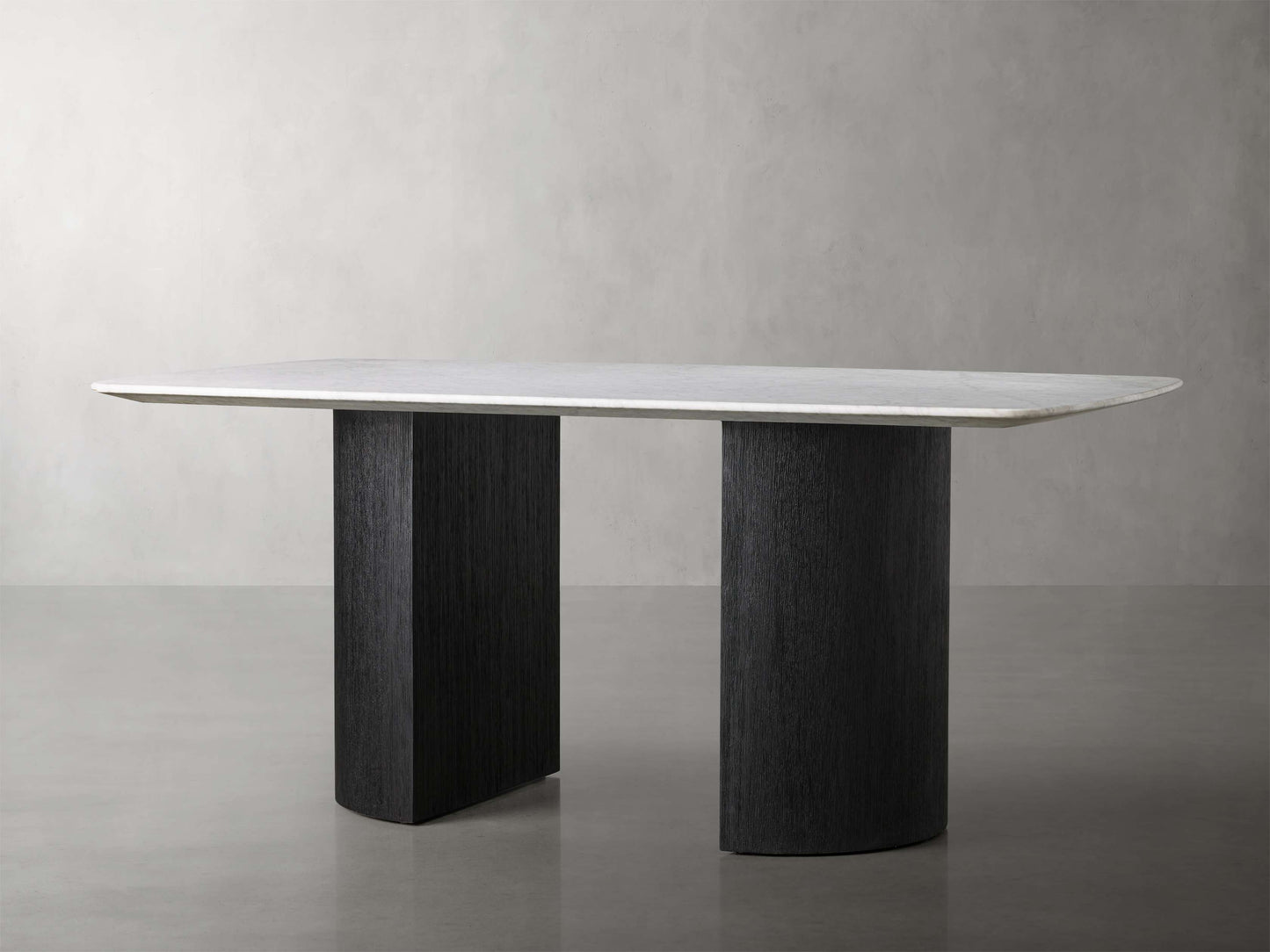 Saint Germain Stone Dining Table with Dauphine Base