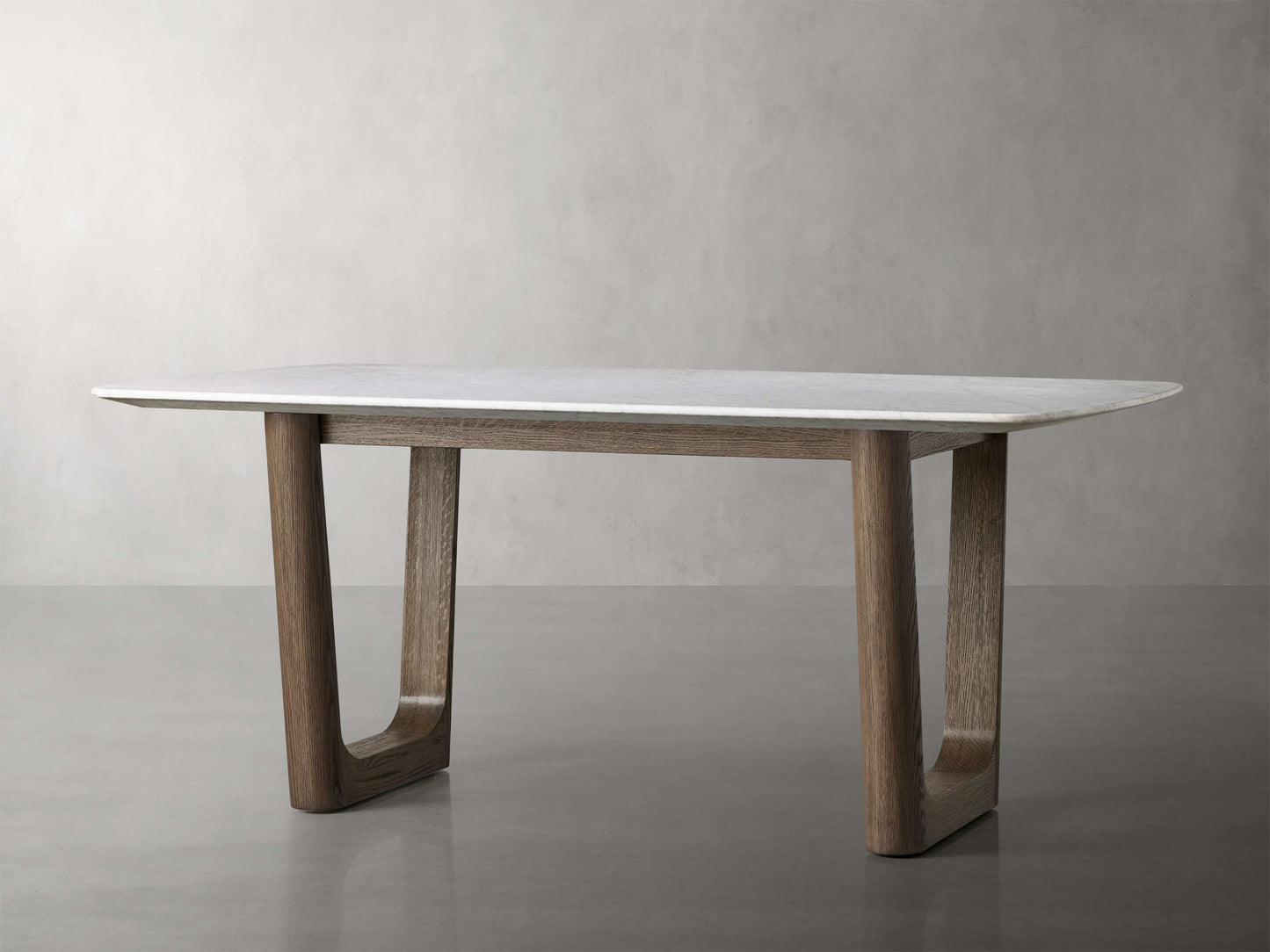 Saint Germain Stone Dining Table with Rennes Base