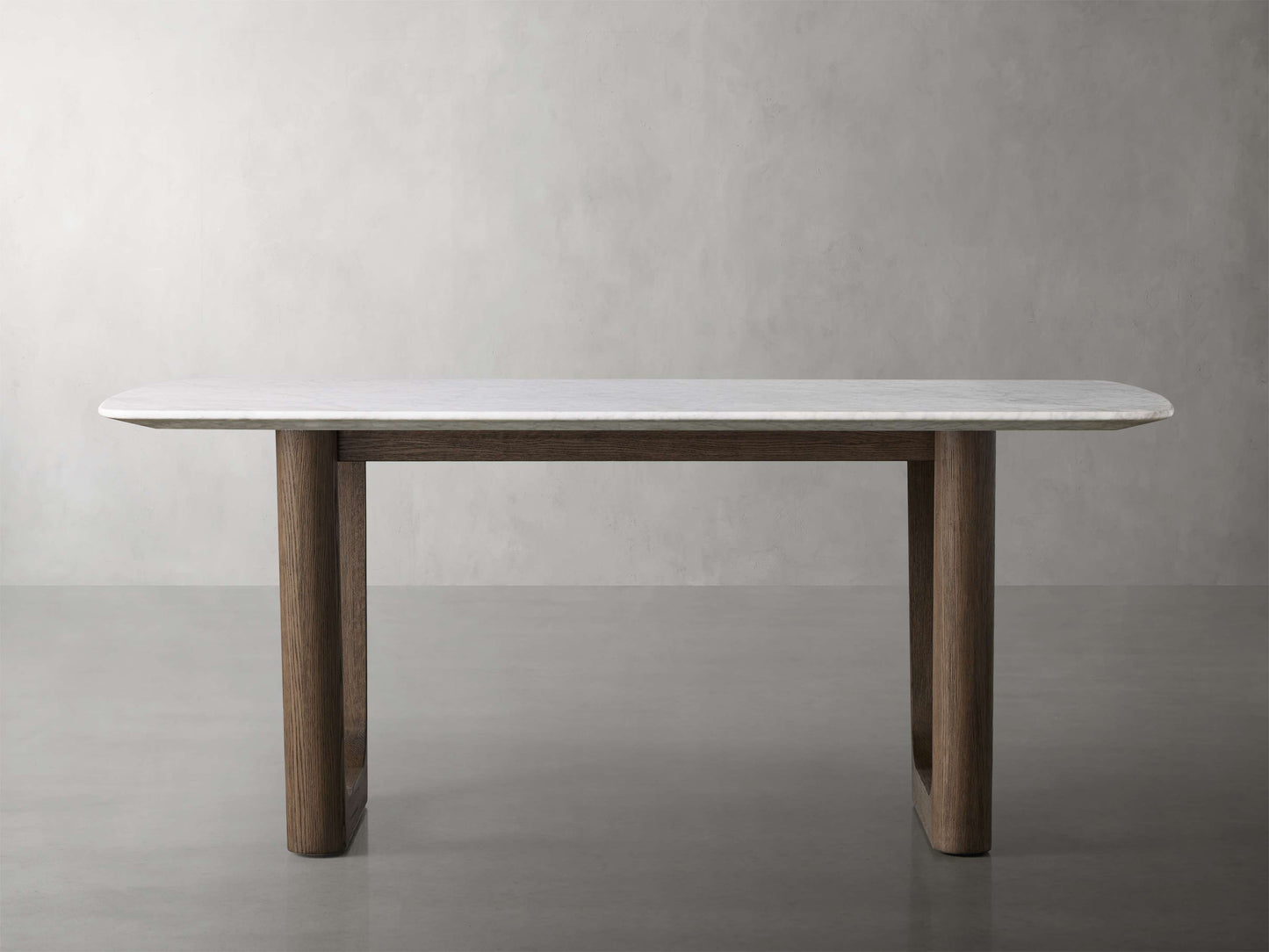 Saint Germain Stone Dining Table with Rennes Base