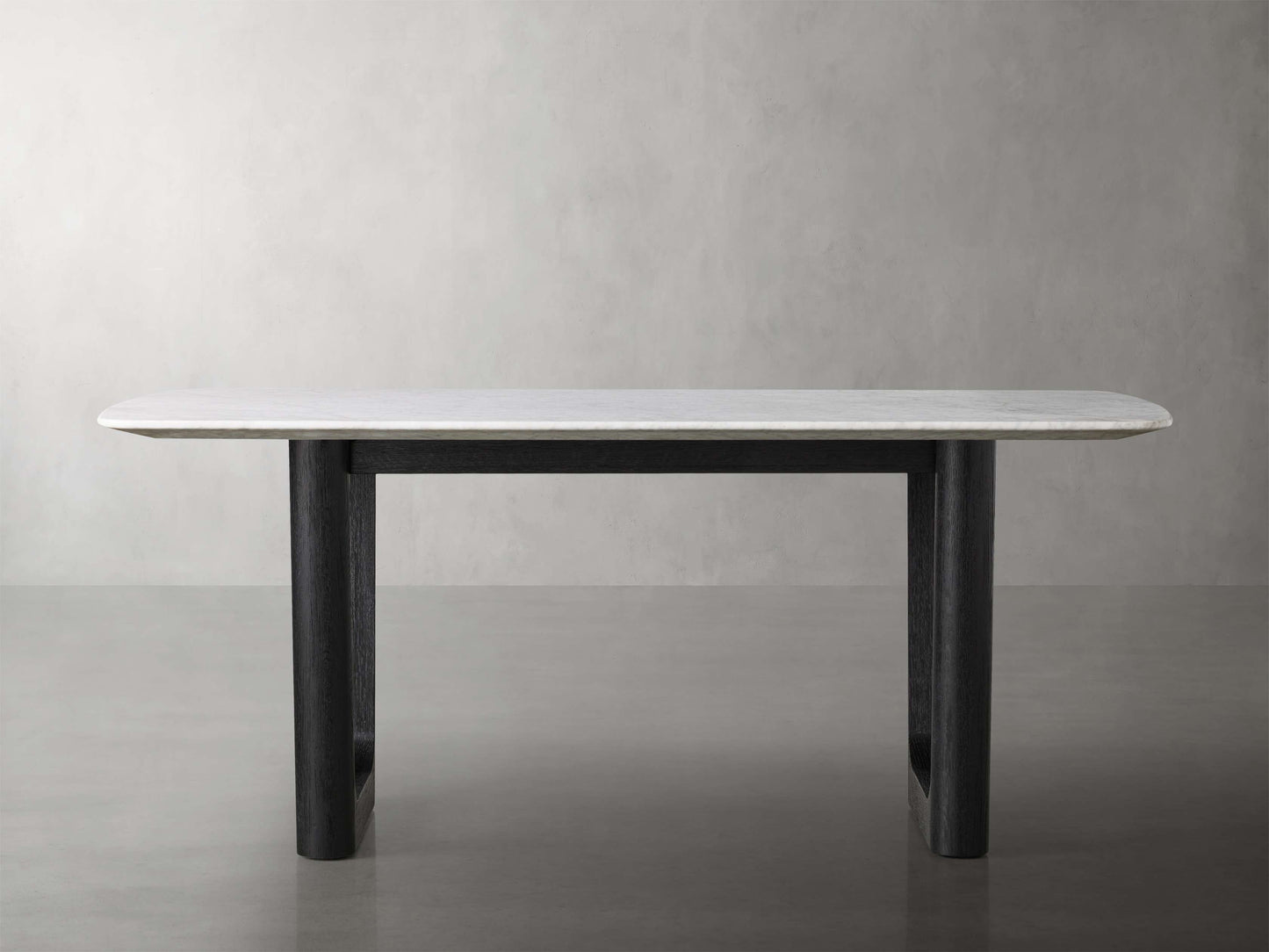 Saint Germain Stone Dining Table with Rennes Base