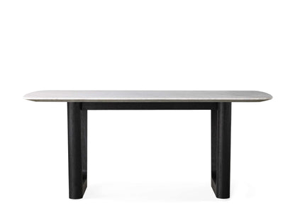 Saint Germain Stone Dining Table with Rennes Base