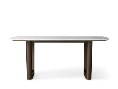 Saint Germain Stone Dining Table with Rennes Base
