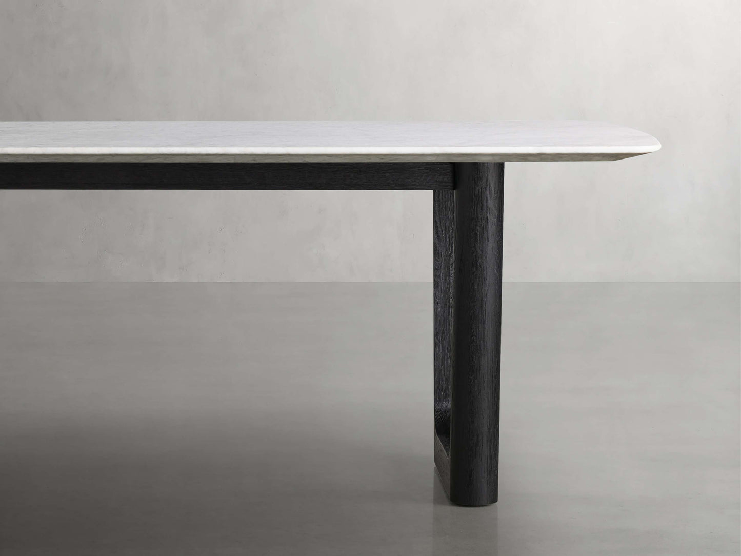 Saint Germain Stone Dining Table with Rennes Base
